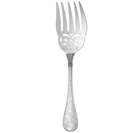 christofle silver-plated fish serving fork 1