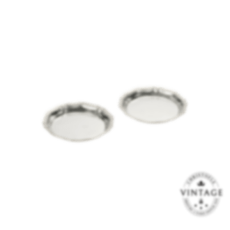 christofle duo de dessous de verre argentés - vintage 0
