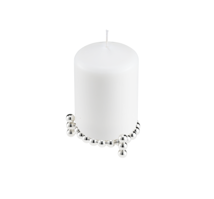 Silver Plated Candle Jewel