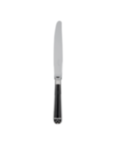 Silver-plated Dinner Knife Talisman - Black 