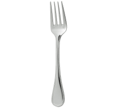 christofle salad fork perles  silver plated 1