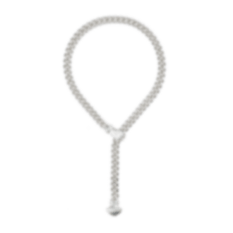 christofle sterling-silver necklace rhodium-plated 1