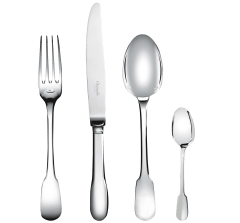 christofle flatware set for 12 people (48 pieces) cluny  silver plated 1