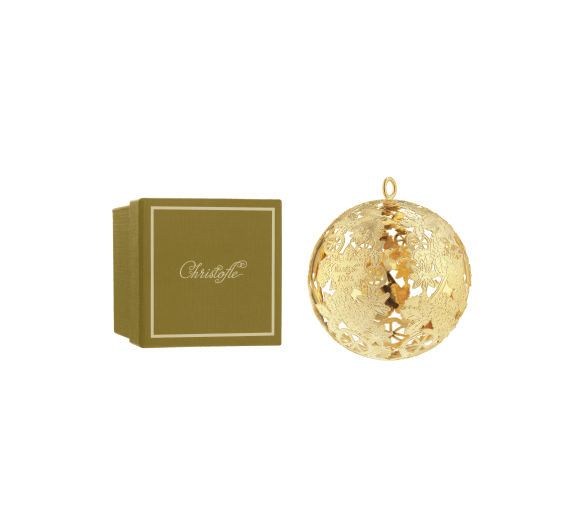 Silver-Plated Christmas Ornament 2025 Edition - Gold