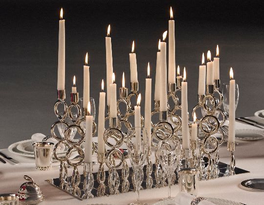 Silver-plated Candelabra Vertigo