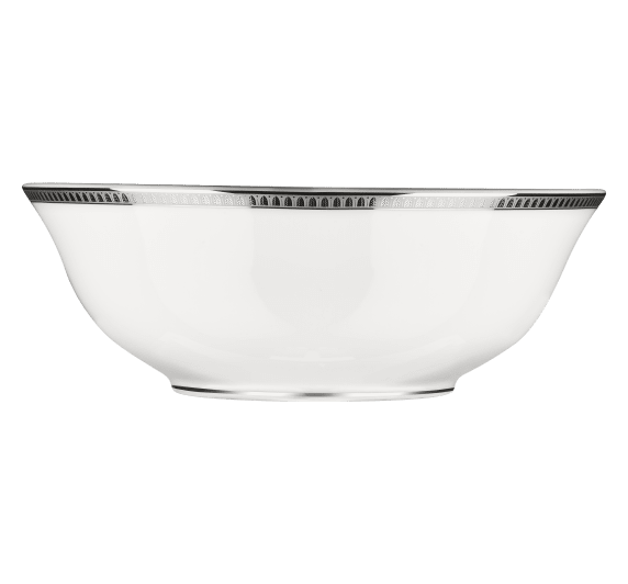 christofle salad serving bowl  malmaison  porcelain 1