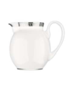 christofle Porcelain Creamer Jug Platinum Finish