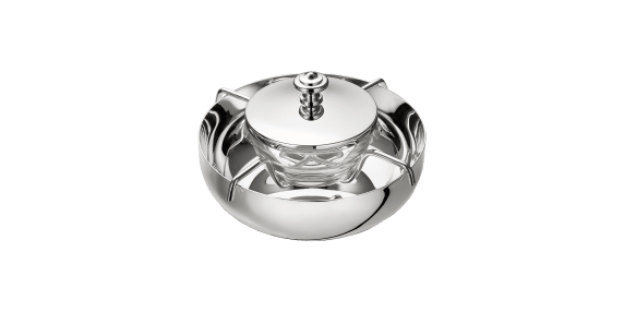 christofle silver-plated caviar serving set 2