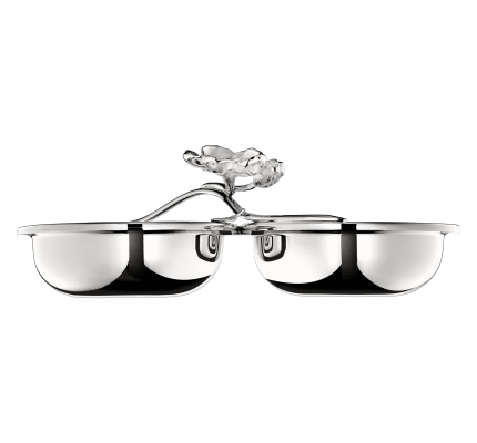 Two Part Server Anemone  Silver plated