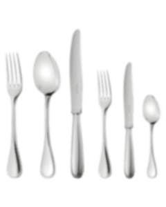 christofle 36-piece silver-plated flatware set  with chest 1
