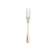christofle partially gilded silver-plated fish fork 0