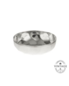 Vintage Silvered Bowl 17cm Torsades