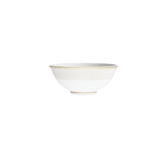 christofle porcelain chinese rice bowl gold finish 0