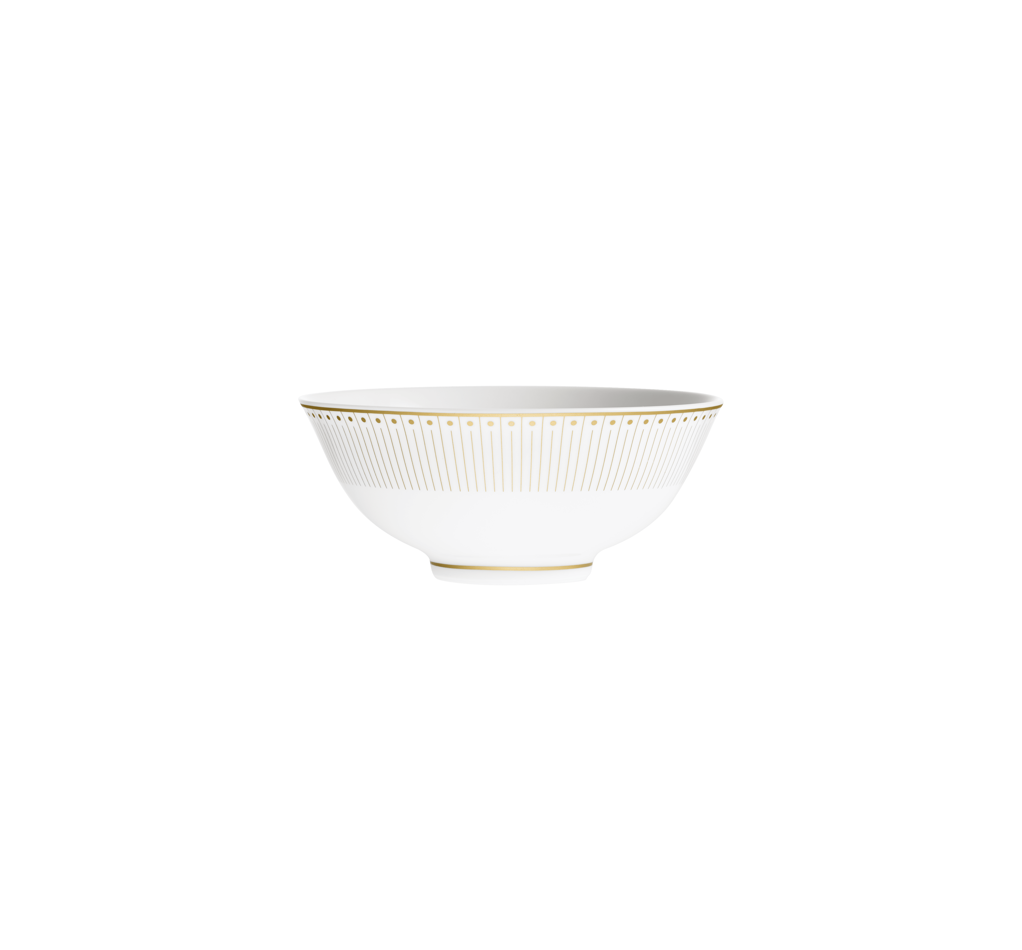 christofle porcelain chinese rice bowl gold finish 0
