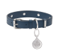 christofle calf leather collar - size 2 3
