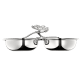 christofle two part server anemone  silver plated 1