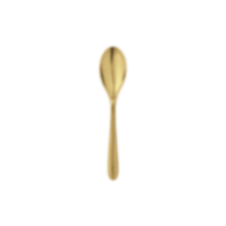 christofle Stainless steel coffee spoon - gold colour