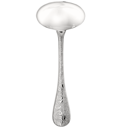 christofle silver-plated gravy ladle 3