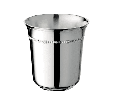 christofle Baby cup Perles  Sterling silver