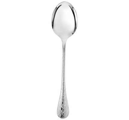 christofle serving spoon jardin d'eden  silver plated 3