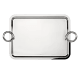 christofle rectangular tray with handles 43x31cm vertigo  silver plated 1