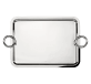 christofle rectangular tray with handles 43x31cm vertigo  silver plated 1