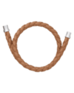 christofle Duo Complice Caramel Leather Band for Bracelet
