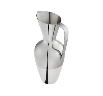 Water Pitcher Silver Base and Steel