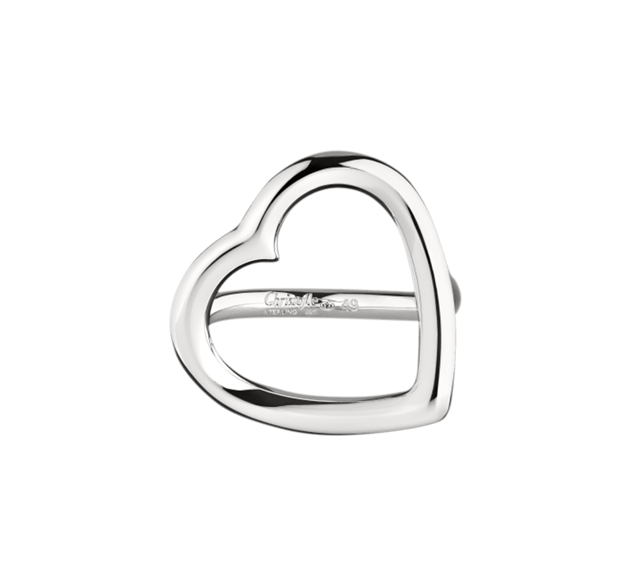 Idole de Christofle Sterling Silver Heart Ring Idole de Christofle