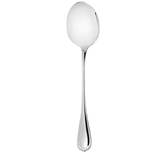 christofle salad serving spoon malmaison  silver plated 1