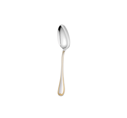 christofle partially gilded silver plated dessert spoon 1