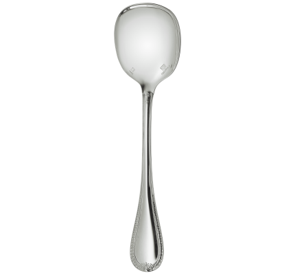 christofle ice cream spoon malmaison  silver plated 0