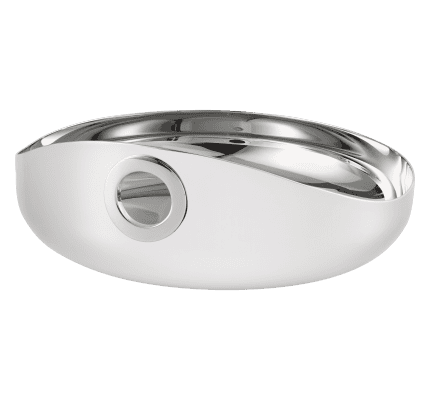 christofle Large Stainless Steel Bowl 
