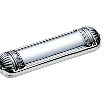 christofle silver plated knife/chopstick rests, set of 2 malmaison   1