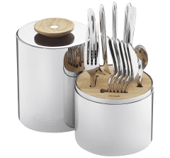 christofle flatware set for 6 people (24 pieces) essentiel  stainless s 1