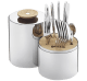 christofle flatware set for 6 people (24 pieces) essentiel  stainless s 1