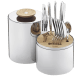 christofle flatware set for 6 people (24 pieces) essentiel  stainless s 1