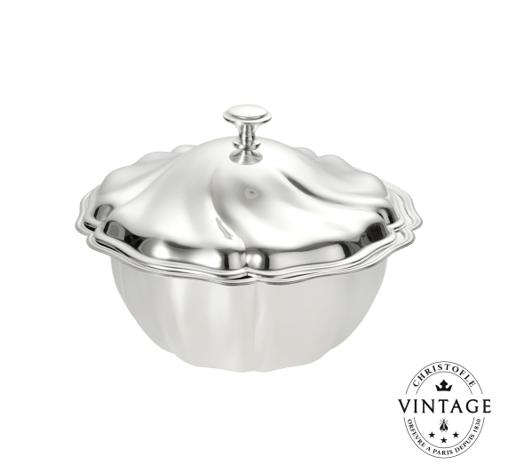 christofle vegetable dish, silverware - vintage 1