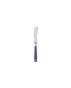 christofle Silver-Plated Butter Spreader - Marbled Blue