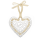 christofle silver plated "heart" ornament 1