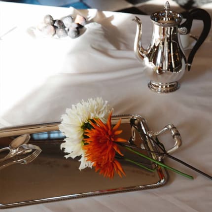 christofle silver-plated rectangular serving tray with handles 2