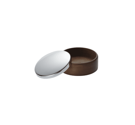 Small round box Uni Silver plated - 8 cm
