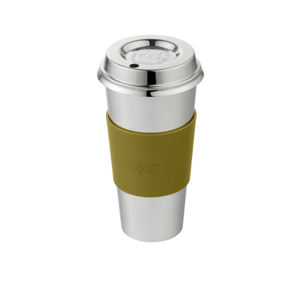 Stainless Steel Coffee Cup Imperial Green