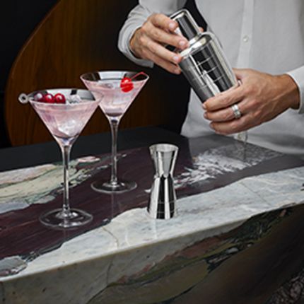 Silver plated jigger