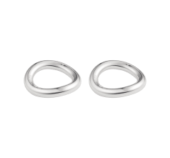 christofle set of 2 knife / chopstick rests vertigo ss silver plated 04222588000001 0