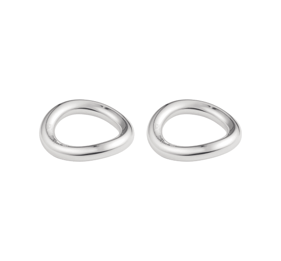 christofle set of 2 knife / chopstick rests vertigo ss silver plated 04222588000001 0