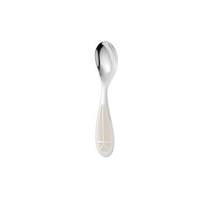 christofle silver-plated baby spoon - ivory 0