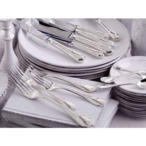 公式 36-Piece Silver-Plated Flatware Set with Storage Box Marly カトラリー/箸
