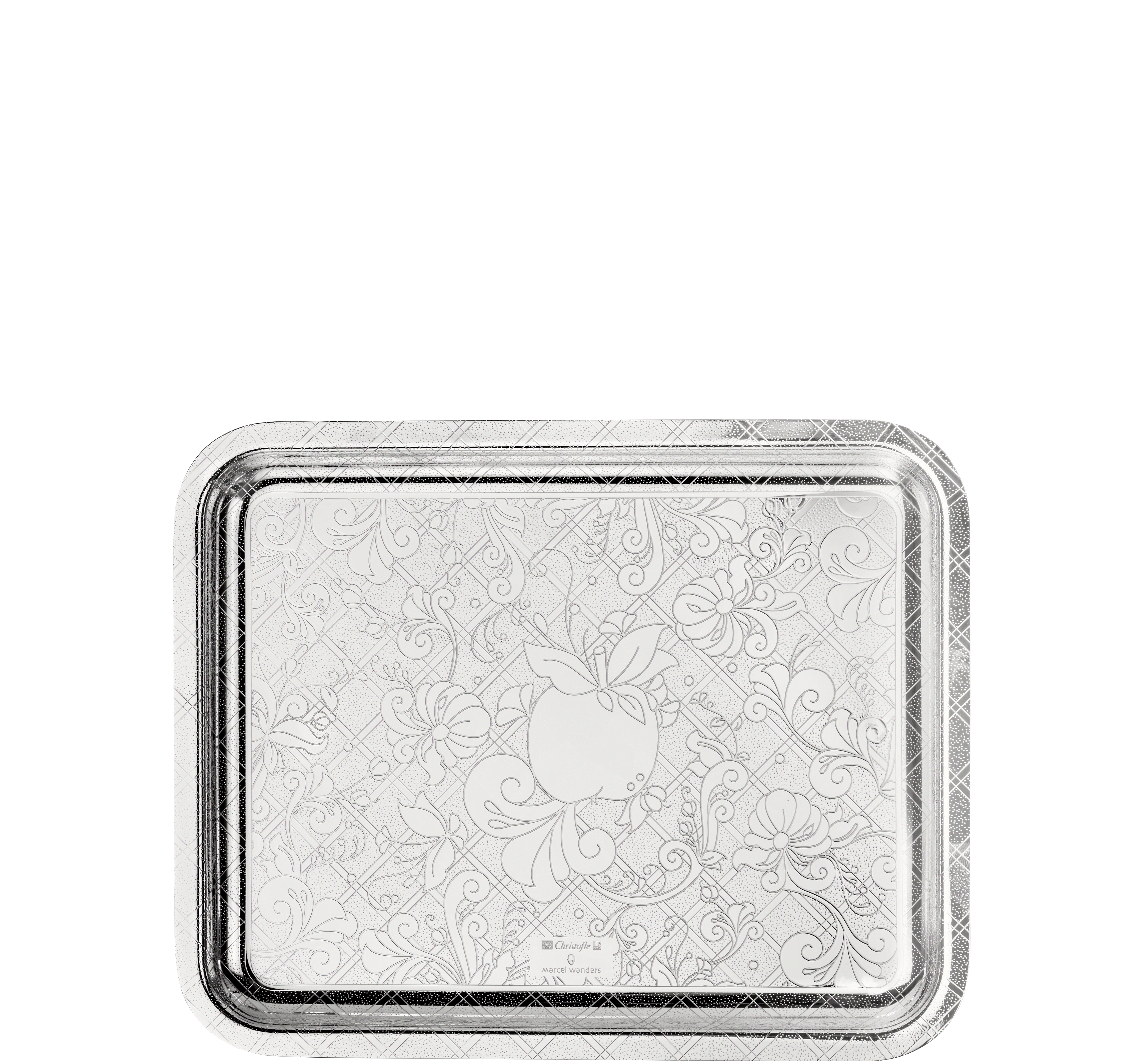 christofle plateau rectangulaire en métal argenté - 20 x 16 cm 5