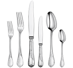 christofle flatware set for 12 people (110 pieces) with chest 1